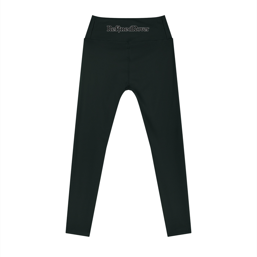 Women’s High Rise Ankle Length Leggings/ Design On Back