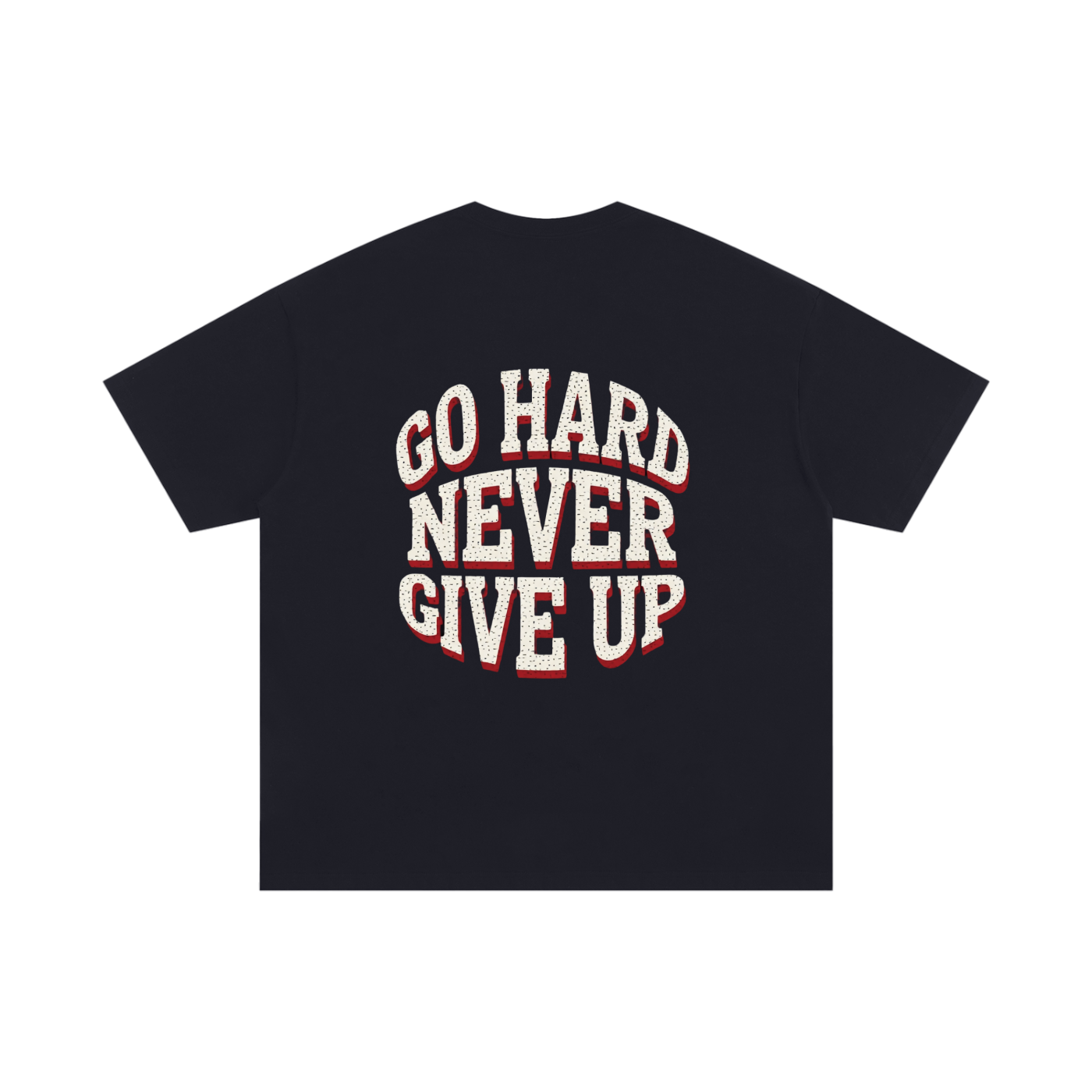 Unisex Oversized Cotton T-Shirt/ Design On Back