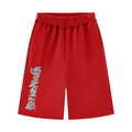 Unisex Raw Edge Fleece Shorts