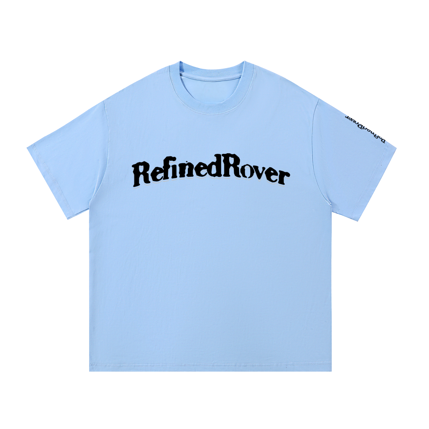 Essential Cotton T-Shirt/ Design On Sleeve