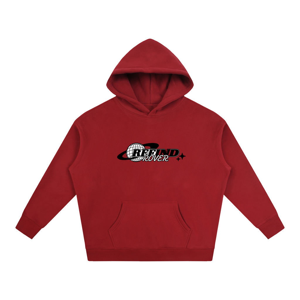 Design On Back / Oversize Fleeced Hoodie