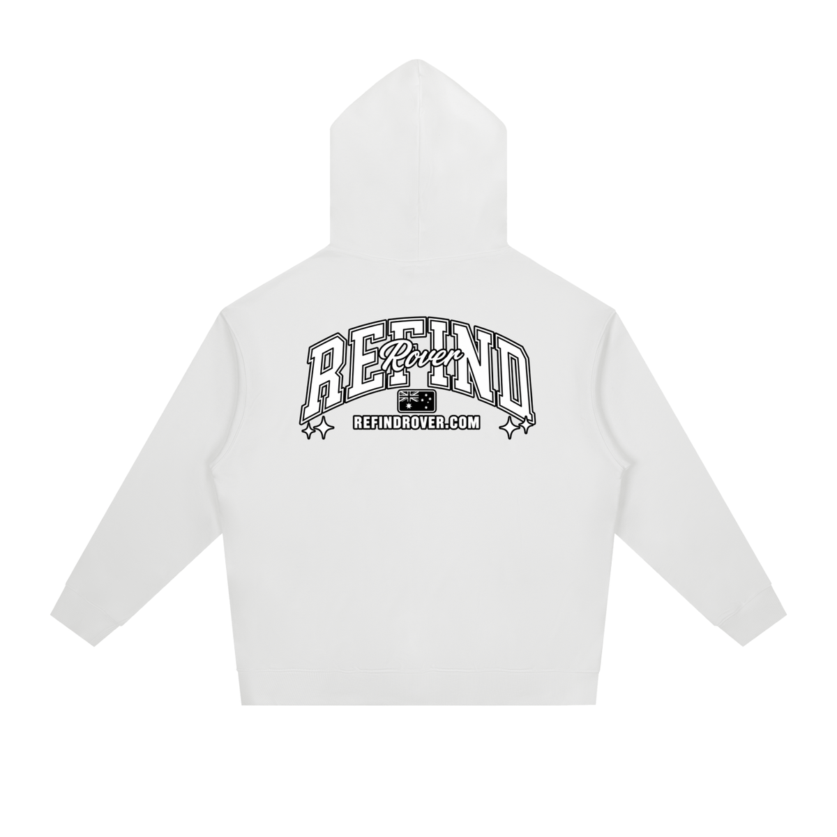 Design On Back / Essential Heavyweight Drop-Shoulder Hoodie