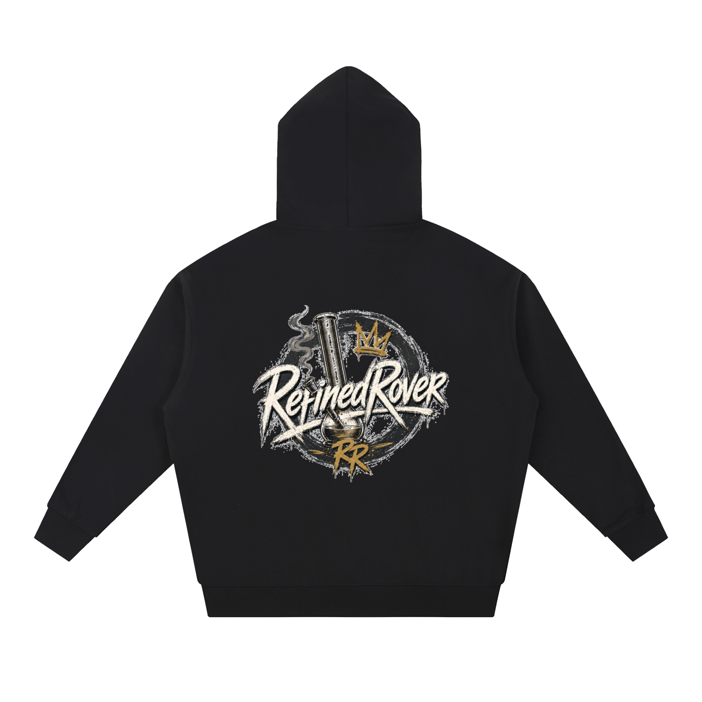 RippaBong,Design On Back / Essential Heavyweight Hoodie