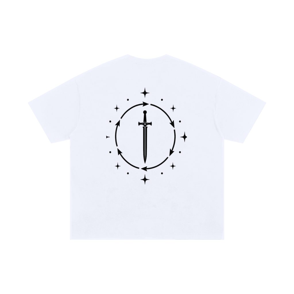Unisex Oversized Cotton T-Shirt/Design On Back