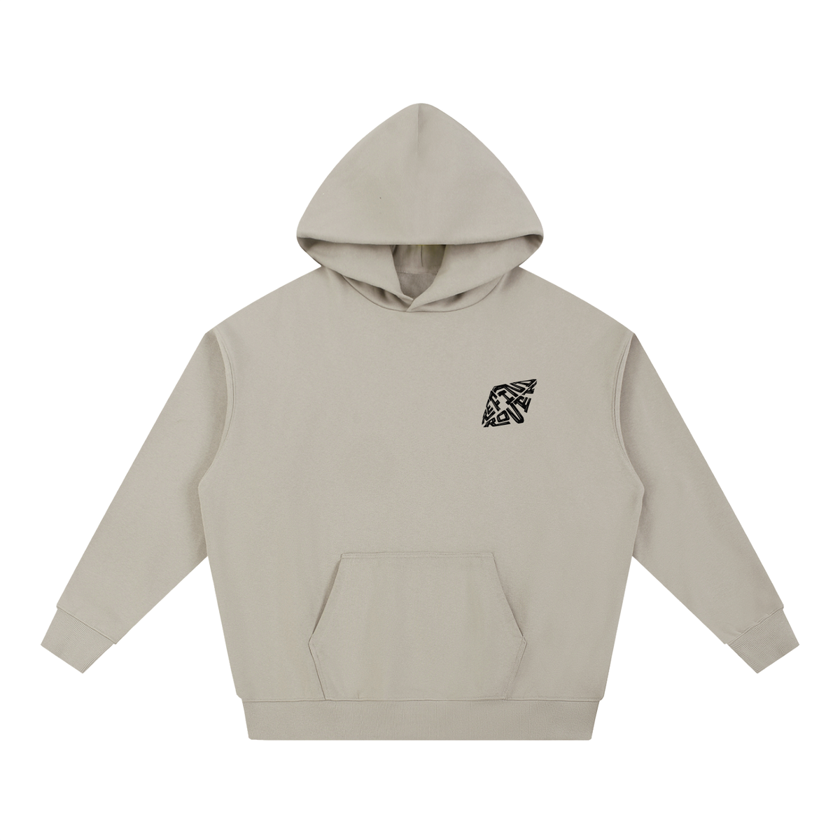 Design On Back / Essential Heavyweight Hoodie