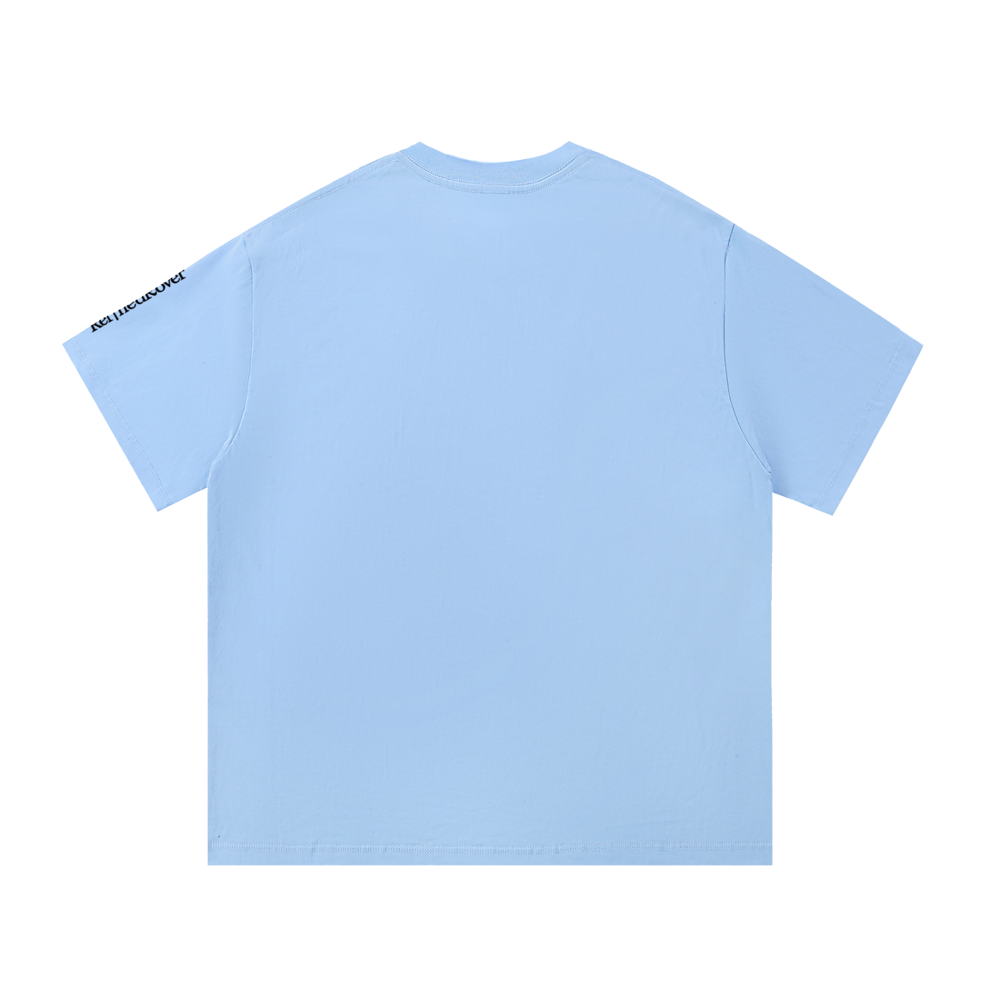Essential Cotton T-Shirt/ Design On Sleeve