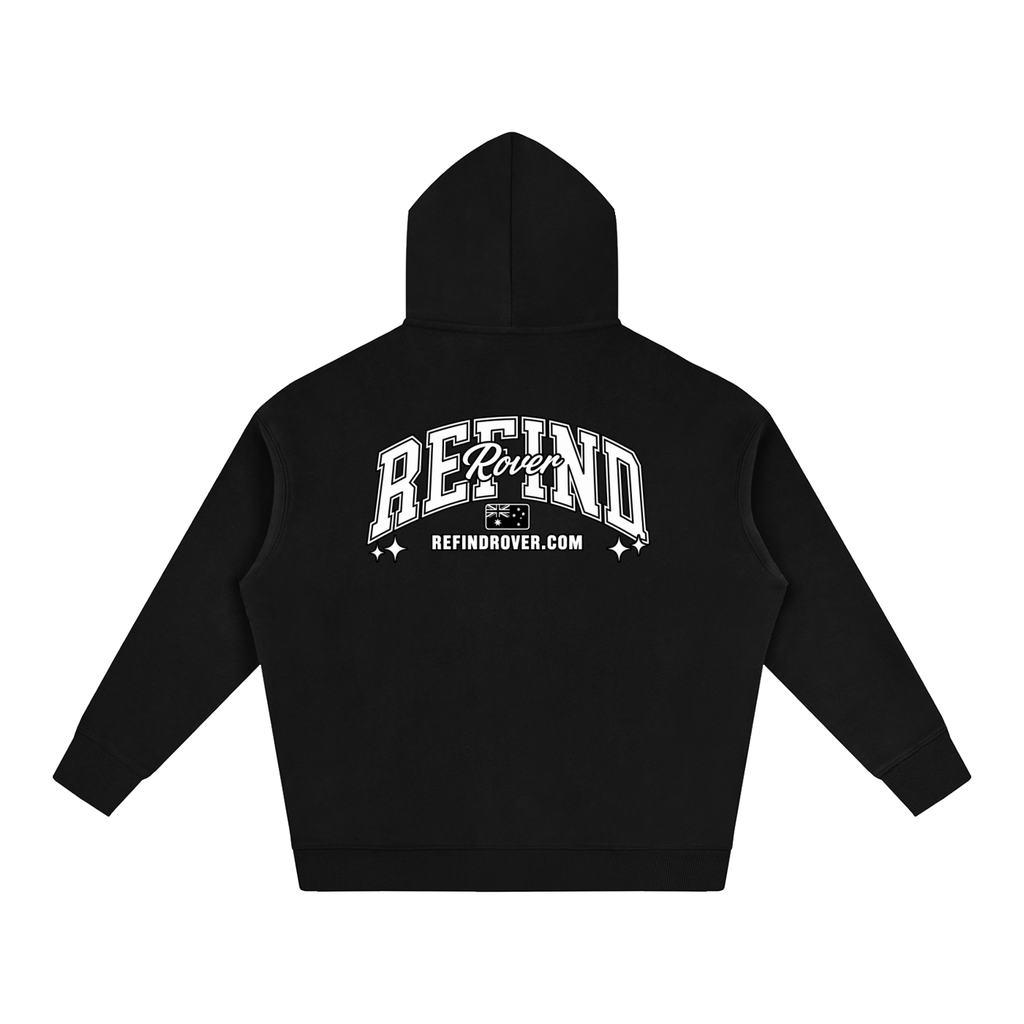 Design On Back / Oversize Fleeced Hoodie